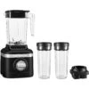 KitchenAid K150 3-Speed Ice Crushing Blender With 16-Oz. And 48-Oz. Blending Jars In Black Matte -KitchenAid ksb1332bm