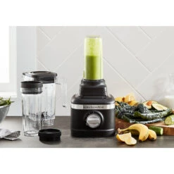 KitchenAid K150 3-Speed Ice Crushing Blender With 16-Oz. And 48-Oz. Blending Jars In Black Matte -KitchenAid ksb1332bm 1
