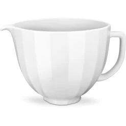 KitchenAid 5-Qt. Ceramic Bowl For Tilt-Head Stand Mixers, White Shell -KitchenAid ksm2cb5pws 2