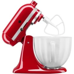 KitchenAid 5-Qt. Ceramic Bowl For Tilt-Head Stand Mixers, White Shell -KitchenAid ksm2cb5pws 4