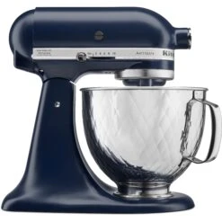 KitchenAid 5-Quart Tilt-Head Quilted Stainless Steel Bowl -KitchenAid ksm5ssbqb 1