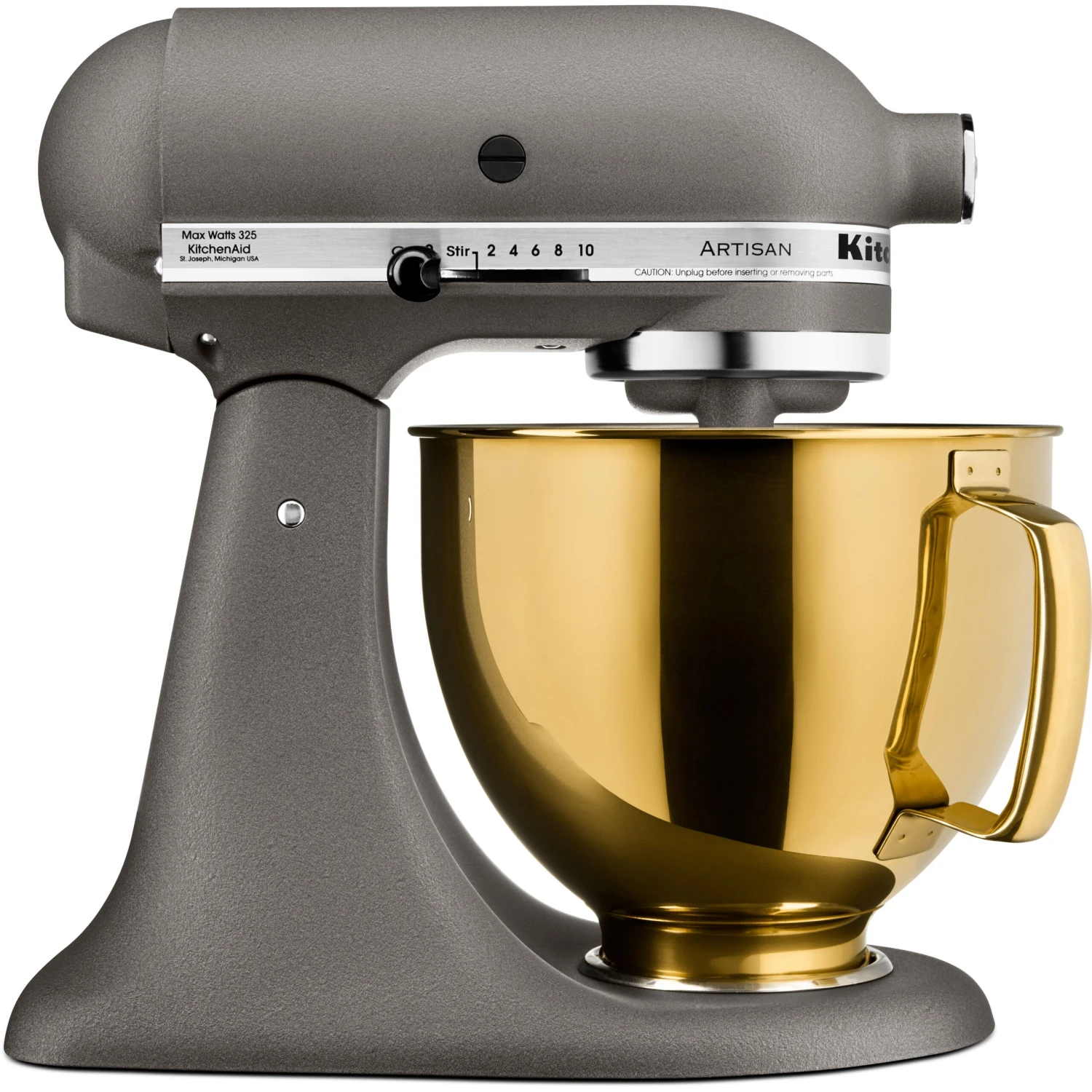 KitchenAid 5-Quart Tilt-Head Metallic Finish Stainless Steel Bowl In Radiant Gold 6 KitchenAid 5-Quart Tilt-Head Metallic Finish Stainless Steel Bowl In Radiant Gold - Image 4