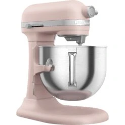 KitchenAid 7-Qt. Bowl Lift Stand Mixer In Feather Pink -KitchenAid ksm70skxxft 3